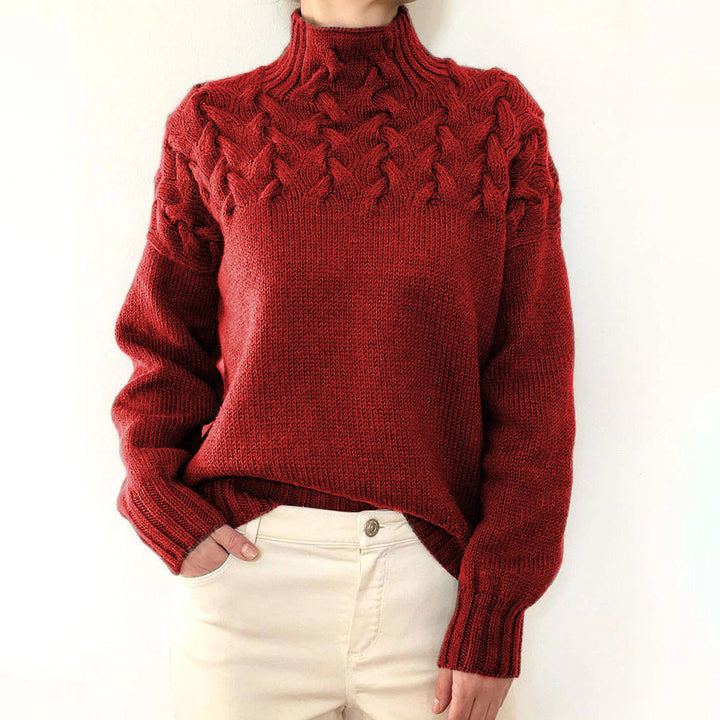 Karen – Warm Knitted Turtleneck