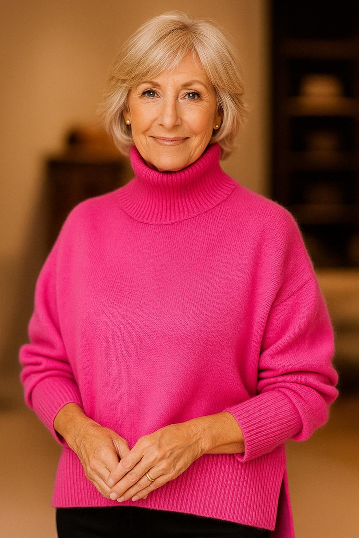 Cittra – Oversized Ribbed Turtleneck Sweater