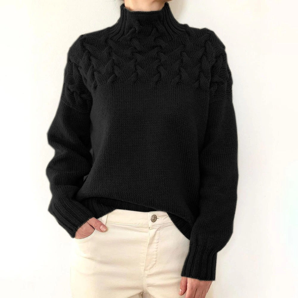 Karen – Warm Knitted Turtleneck